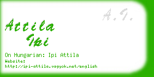 attila ipi business card